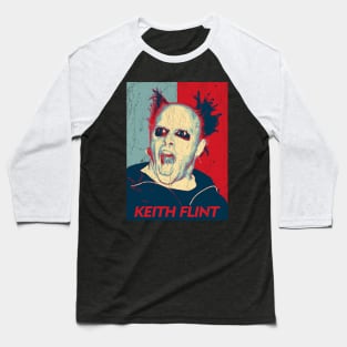 Retro Pop Art Style Keith Flint Baseball T-Shirt